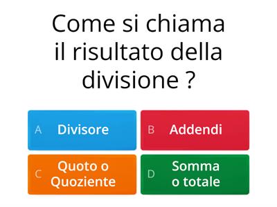 I TERMINI DELLE OPERAZIONI