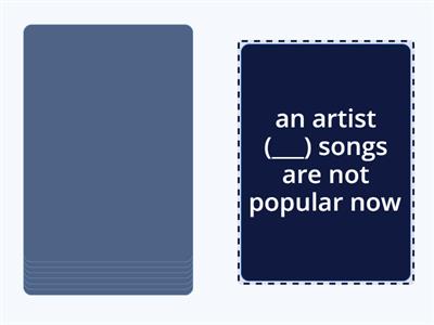Defining Relative Clauses Questions INT