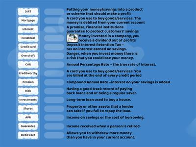 Savings and Borrowing