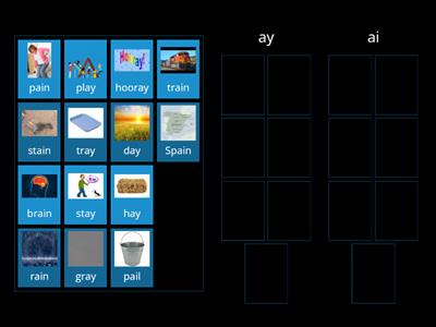 Vowel Teams- ai and ay