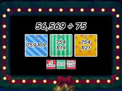 Long Division 2 digit divisors 