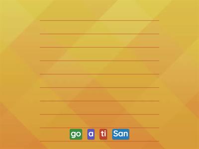 Santiago syllable name