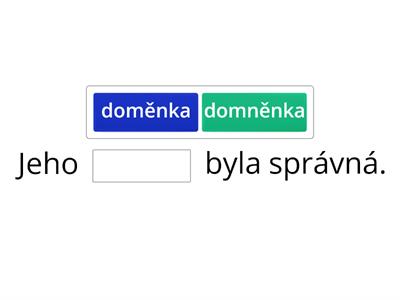 Skupiny slov se slabikami bě/bje, pě, vě/vje, mě/mně - 2. část