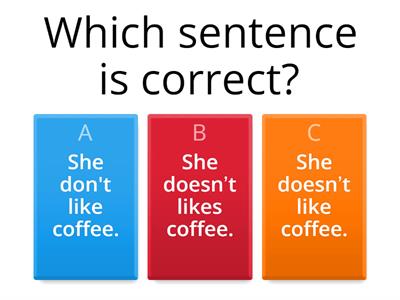 English grammar test