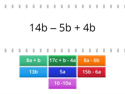 Collecting Like Terms