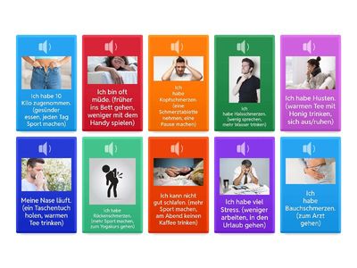 A1 E13 Probleme und Ratschläge geben