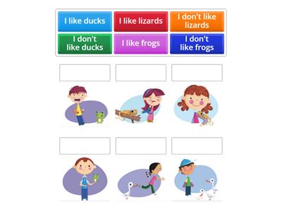 I like/I don't like Super Minds 1 Unit 3