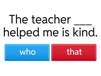 Adjective Clauses with Relative Pronouns