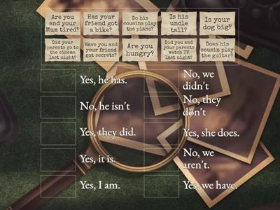 question - answer yes-no