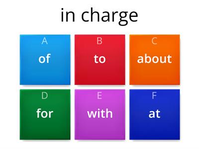 Phrases with prepositions B2