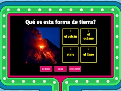 Formas de Tierra - 4th Grade 