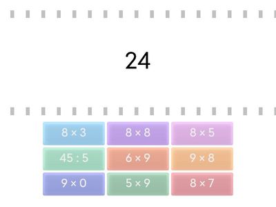 Умножение и деление на 8 и 9 