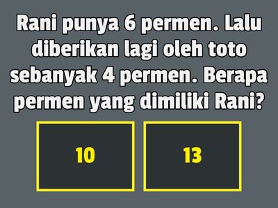 KUIZ PENJUMLAHAN SEDERHANA