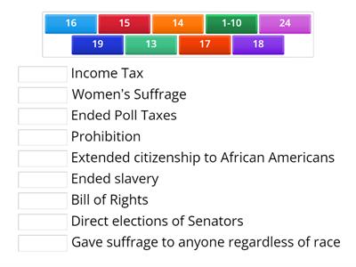 apush amendments