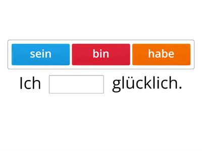 Sein, haben