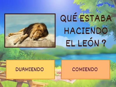 El león y el ratón. Preguntas