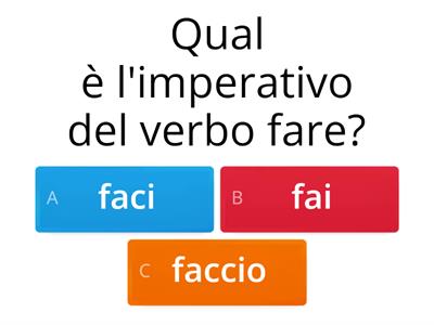 Qual è l'imperativo di.......