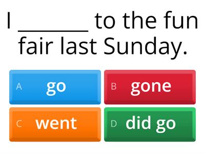 Present Simple & Past Simple 