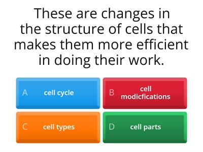 Cell Modifications