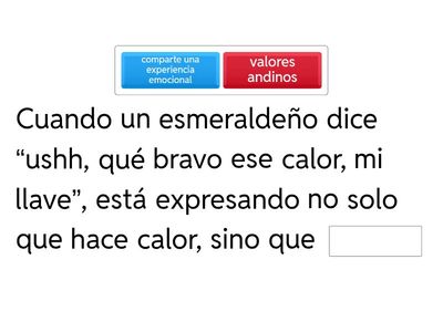 Completar frases o diálogos