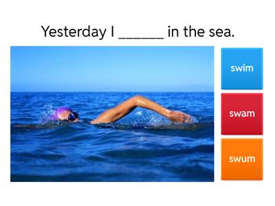 Irregular past tense