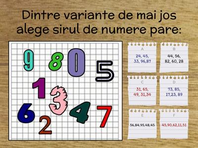 TEST MATEMATICA- CLASA I