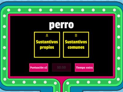 Nombres propios y comunes