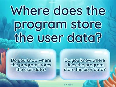 Turning direct into indirect questions.