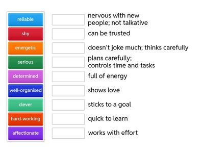 Gateway to the world B1+ unit 1 personality