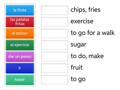 Spanish Y10 Your health