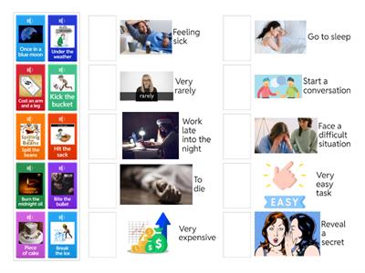 English Idioms Matching - Teacher Marcelle