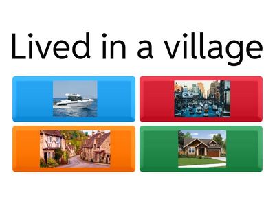 Our lives vocabulary