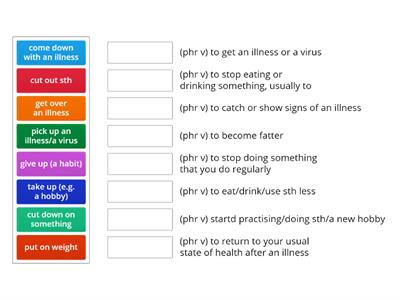 FEx - 11.2 - Health phrasals