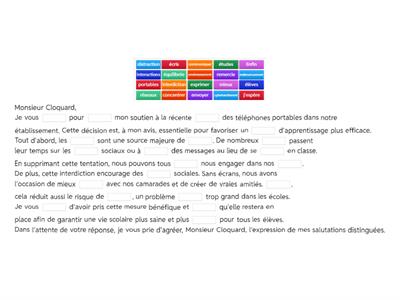 Year 12 French Compréhension (Lecture)