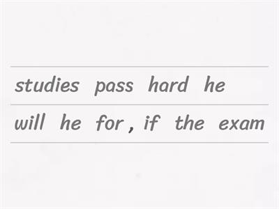 zero and first conditional 