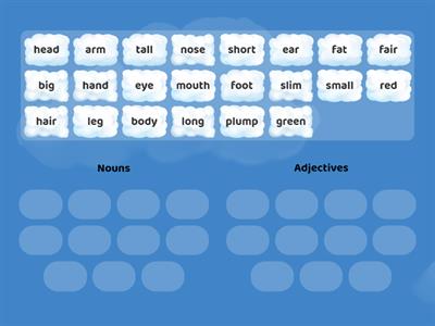 Nouns - adjectives
