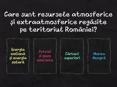 Resursele naturale și valorificarea lor 