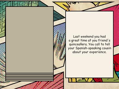 Spanish 2 - Speaking Task Practice