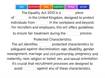 Equality Act 2010