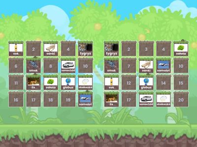 Znajdź parę - głoska s