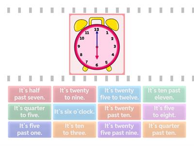  Telling the time сложное