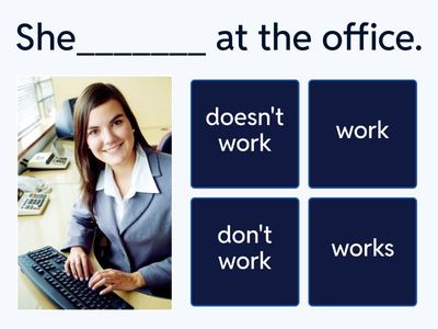 Present Simple Affirmative and Negative