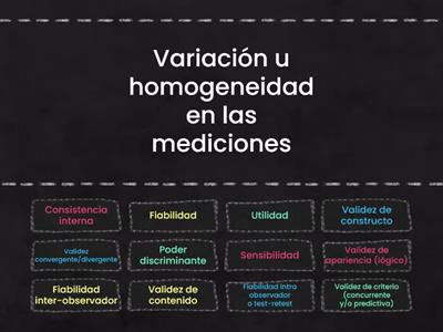 Conceptos básicos de validación de escalas.