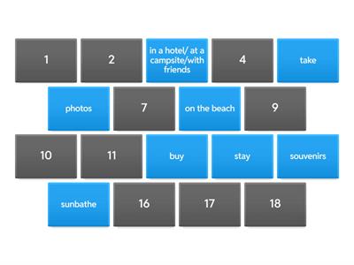 Holiday Collocations