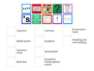 Punctuation and text features