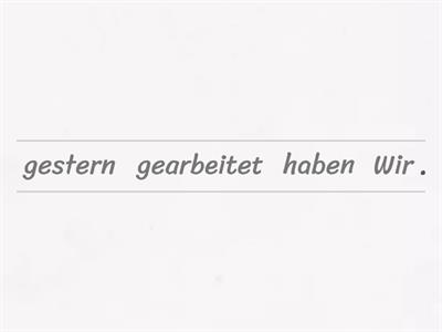 Alphaplus L 6 Sätze im Perfekt