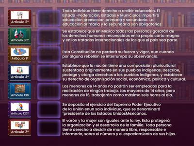 Artículos de La Constitución Mexicana 