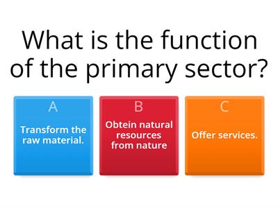 PRIMARY SECTOR