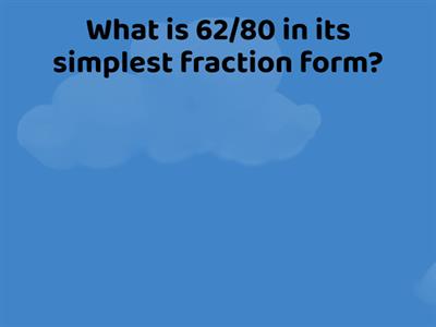 Practice simplify a fration