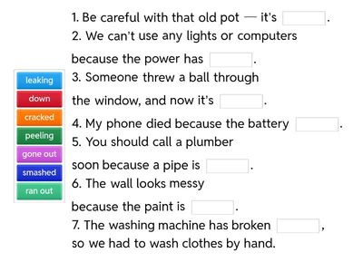 minor problems sentences